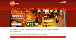 Desktop Screenshot of bombeiros.com.br