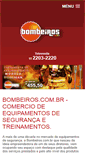Mobile Screenshot of bombeiros.com.br