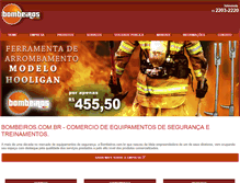 Tablet Screenshot of bombeiros.com.br