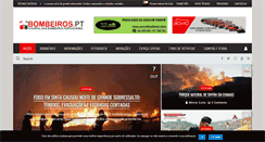 Desktop Screenshot of bombeiros.pt